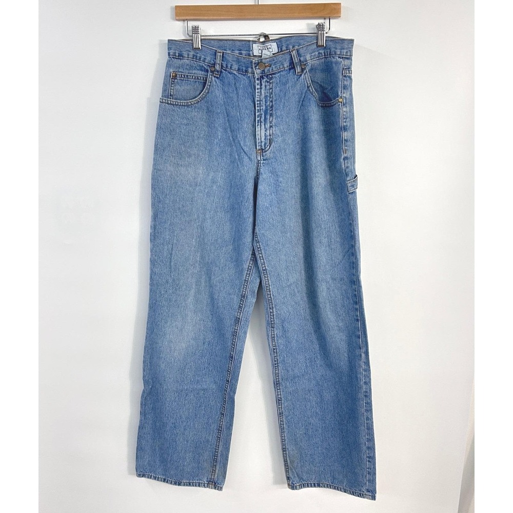 Vintage Womens Y2K Carpenter Jeans 13 Baggy Utility Skater Workwear Arizona 90s